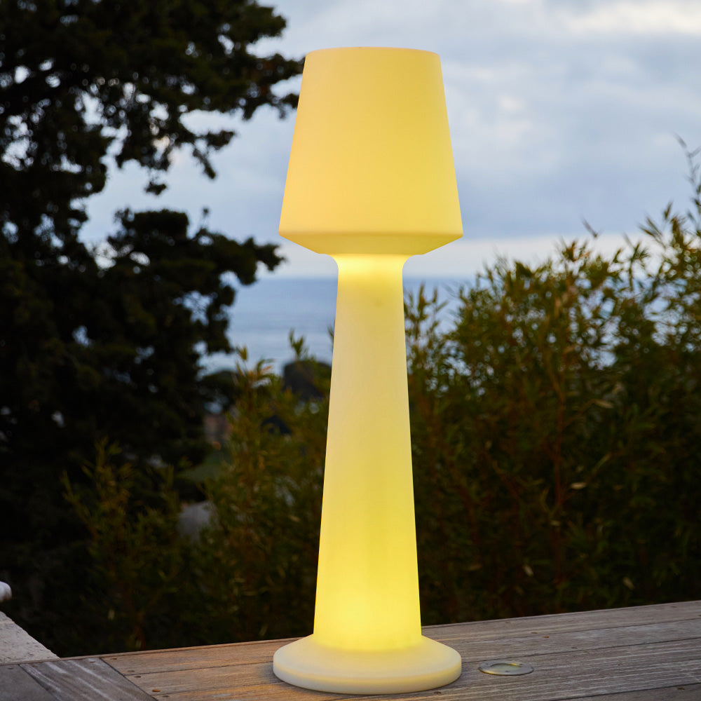 Lampadaire solaire LED multicolore AUSTRAL C110 SOLAR H110cm avec télécommande