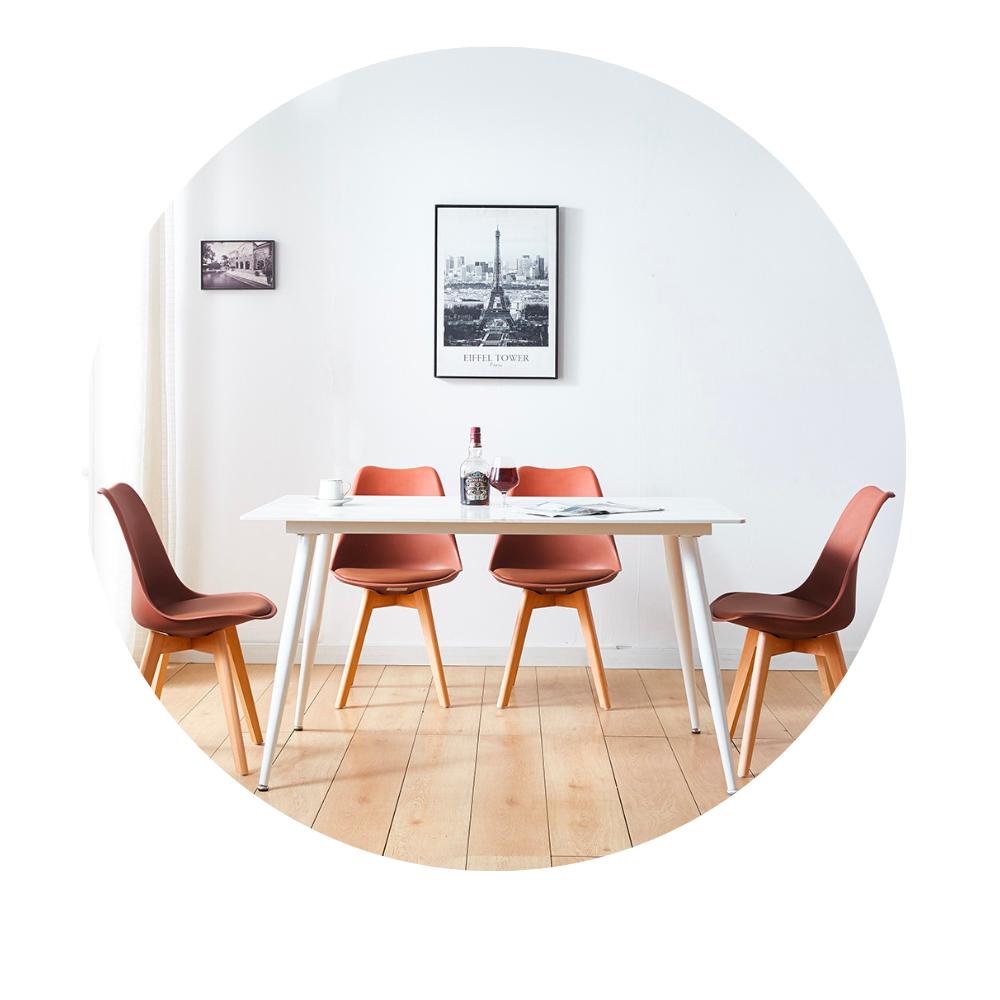 Chaise et tabouret