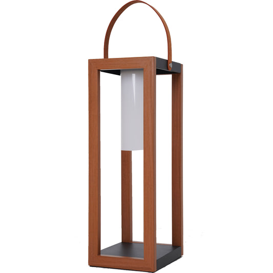 Lanterne Solaire Nomade LED Blanc SERAPHINA TALL - H50cm, Éclairage Autonome et Élégant, Idéal pour Terrasse, Jardin, Balcon et Décoration Extérieure