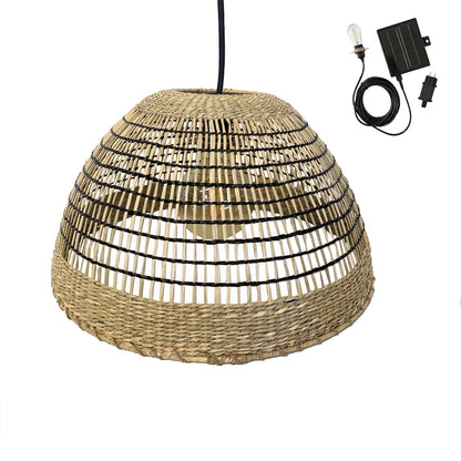 Suspension solaire CESARE SOLAR en herbe marine avec câble hybride secteur et solaire 5m de longueur