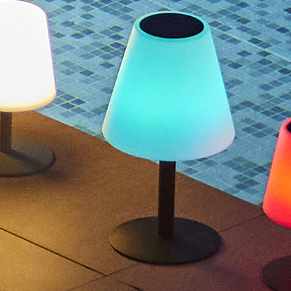 Lampe de table solaire et rechargeable LED multicolore dimmable STANDY MINI SOLAR RGB H36cm
