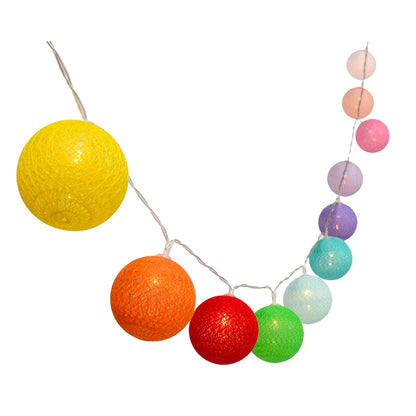 2 Guirlande solaire MIMY 10 boules 3.8M