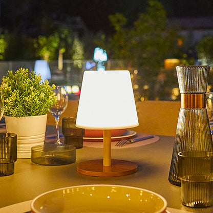 2 Lampe de table STANDY WOOD H25CM