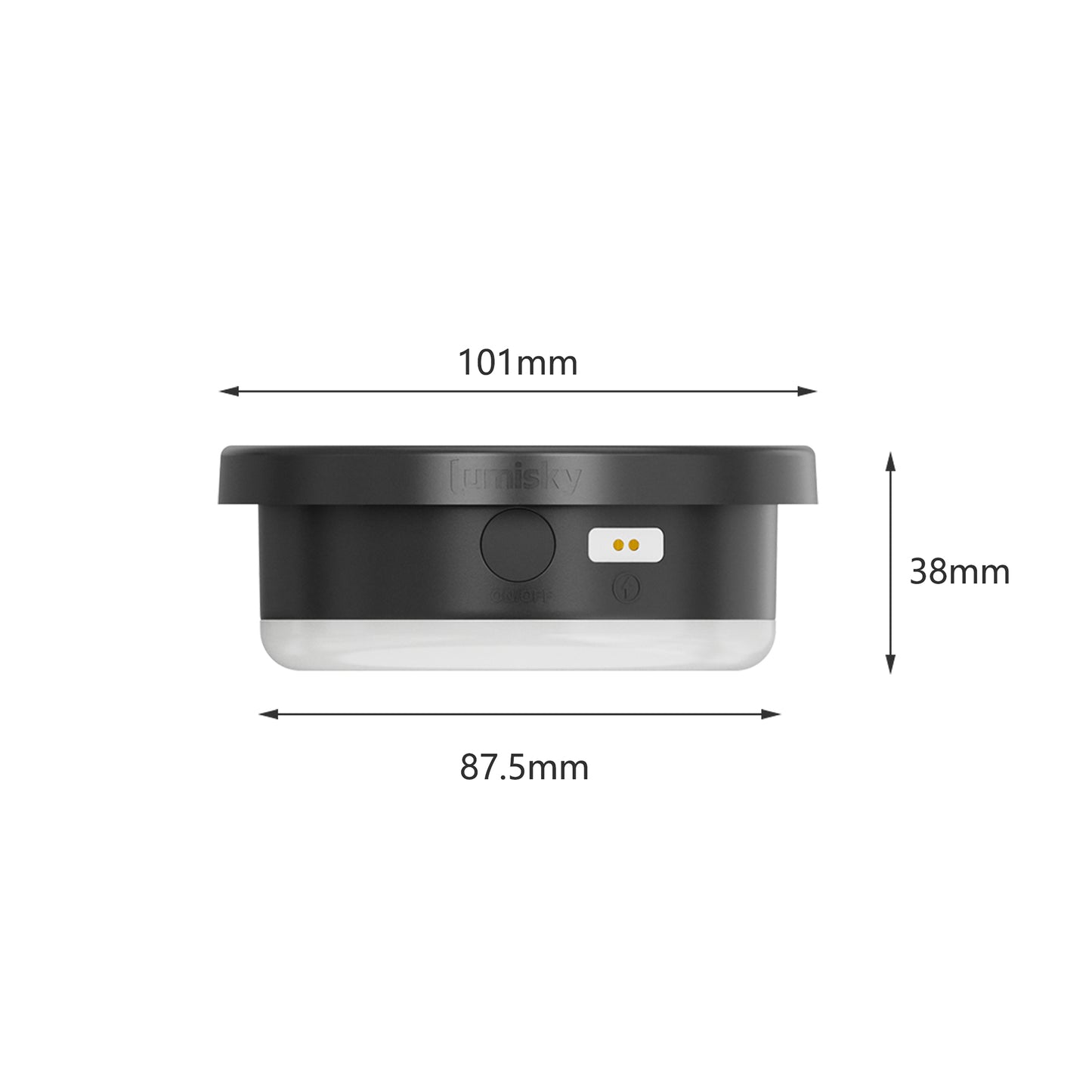 Module LED Solaire rechargeable SUNNY SMALL ROUND 100 Lumens