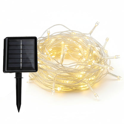 2 Guirlande rideau solaire YOGY 200 LED 4M