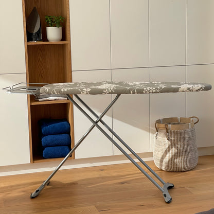 Table à repasser pliable 2en1 WILD en acier 130x47 H90cm avec repose fer et repose centrale vapeur