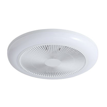 Ventilateur de Plafond Compact LAGUNA 46cm avec Éclairage LED RGB Multicolore 24W Puissant Petit Ventilateur Silencieux 36dB pour Chambre Enfant et Bureau Moteur DC 10W Basse Consommation Sécurité Maximale avec Télécommande Plafonnier 3500 Lumens Blanc