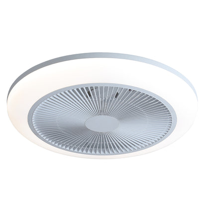Ventilateur de Plafond Compact LAGUNA 46cm avec Éclairage LED RGB Multicolore 24W Puissant Petit Ventilateur Silencieux 36dB pour Chambre Enfant et Bureau Moteur DC 10W Basse Consommation Sécurité Maximale avec Télécommande Plafonnier 3500 Lumens Blanc