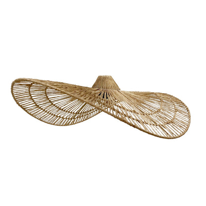 Abat jour naturel MARBELLA en jute naturel H14cm style bohème pour monture électrique E27