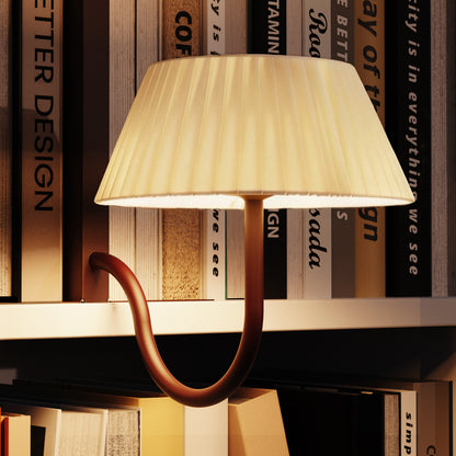 Applique murale d'intérieur avec ampoule LED bronze rechargeable blanc chaud dimmable LIBRA CORTEN H28,5 cm