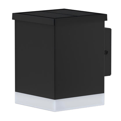 Applique murale solaire LED blanc chaud SUNBOX BLACK H11,5cm