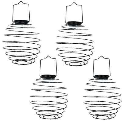 4x Décoration solaire spirale ORION H37CM
