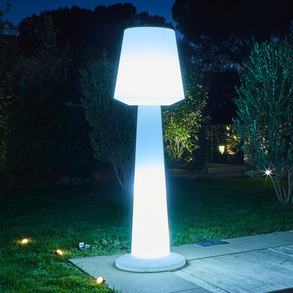 Lampadaire design lumineux filaire pour extérieur éclairage puissant LED blanc AUSTRAL H170cm culot E27
