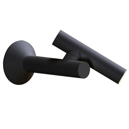 Lampe murale et orientable noire à fixer en aluminium LED blanc chaud dimmable ZOOM WALL BLACK ø8cm
