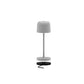 Lampe de table sans fil LED blanc chaud dimmable SOPHIA H20cm, Gris