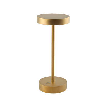 Lampe de table sans fil dimmable en aluminium doré LED SANDY MINI GOLD H25 cm