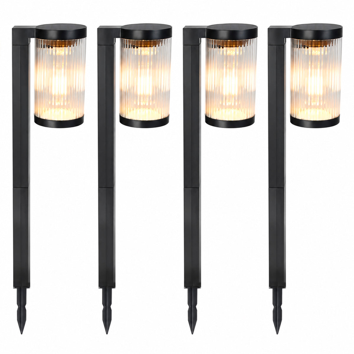 4 Balises solaires à piquer BEAMLIT H58CM