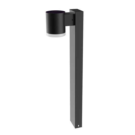 Balise solaire à fixer ou à planter LED blanc chaud dimmable NOVIA TALL H70cm