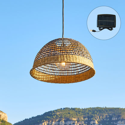 Suspension solaire CESARE SOLAR en herbe marine avec câble hybride secteur et solaire 5m de longueur