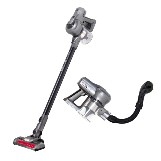 Aspirateur balai sans fil 2 en 1 multifonction sans sac avec brosse animaux 160W - REDDECO.com