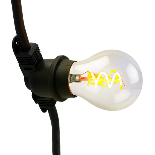 Guirlande Lumineuse Pro Connect 5m 50 LED Multicolore Câble Noir Racco –
