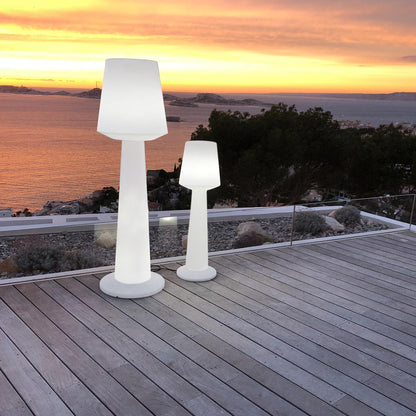 Lampadaire design lumineux filaire pour extérieur éclairage puissant LED blanc AUSTRAL H110cm culot E27