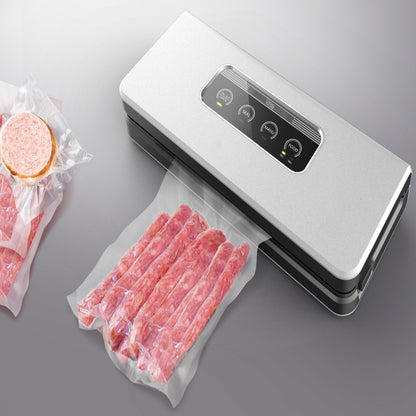 Machine sous vide alimentaire inox brossé SPRINGS 150W pour conservation des aliments et 10 sacs sous vide - REDDECO.com