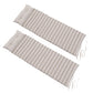 Lot de 2 matelas bain de soleil 180 cm SORMIOU Taupe - REDDECO.com