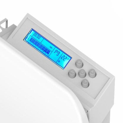 Radiateur électrique à inertie sèche bloc FONTE écran LCD 1500W ASPEN Norme NF