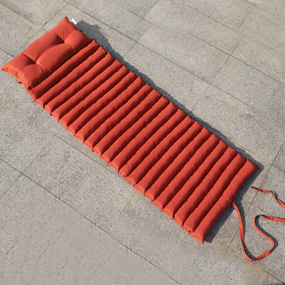 Lot de 2 matelas bain de soleil 180 cm SORMIOU Terracotta